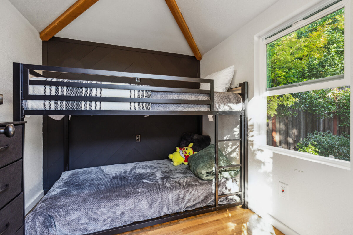 The shed has room for bunk beds. (Open Homes Photography)