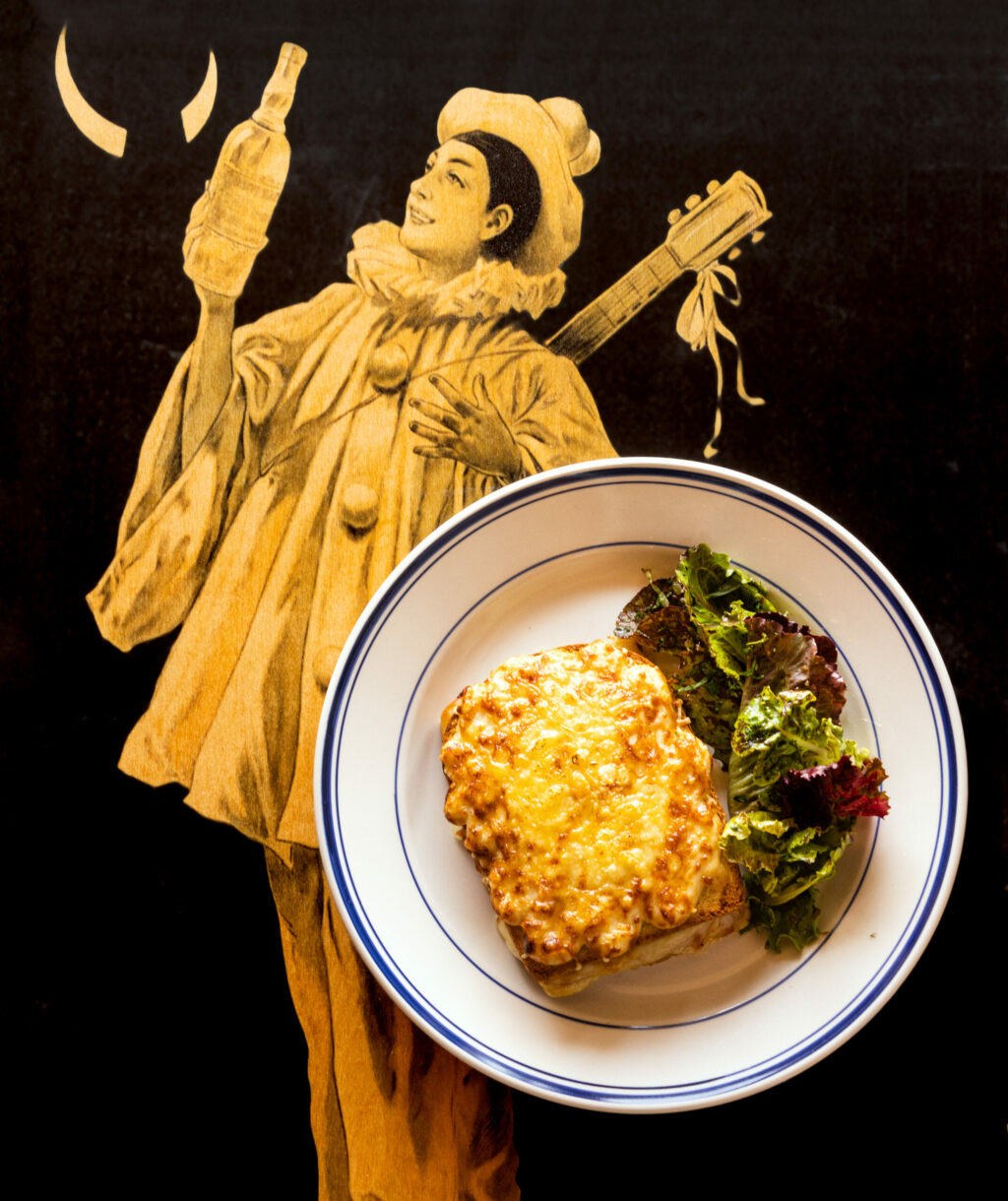 Croque-Monsieur from Maison Porcella in Windsor, April 13, 2023. (John Burgess/The Press Democrat)