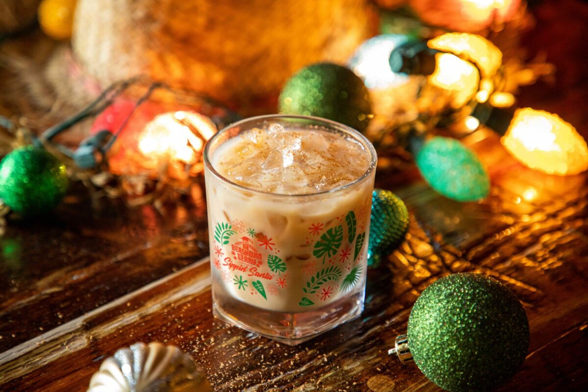 Sippin Santa's Christmas on Ice cocktail at The Flamingo's Lazeaway Club in Santa Rosa. (Randy Schmidt)