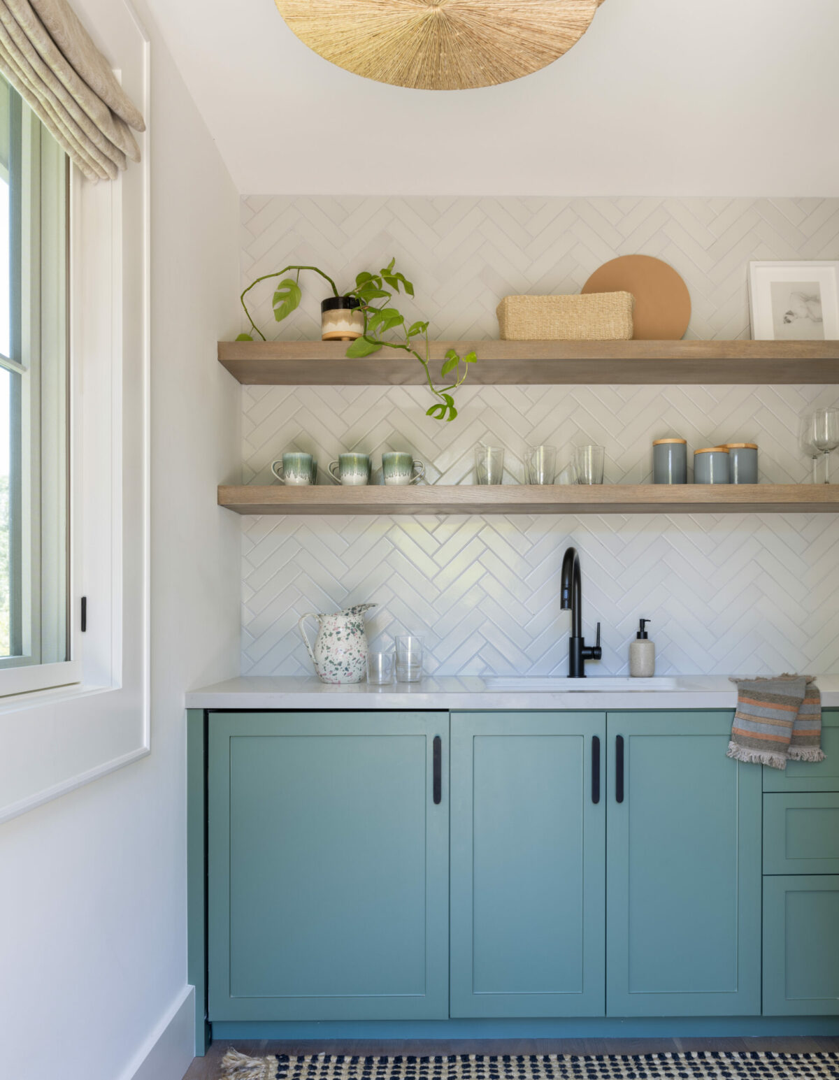 The garage suite has a kitchenette and coffee bar. (Suzanna Scott)