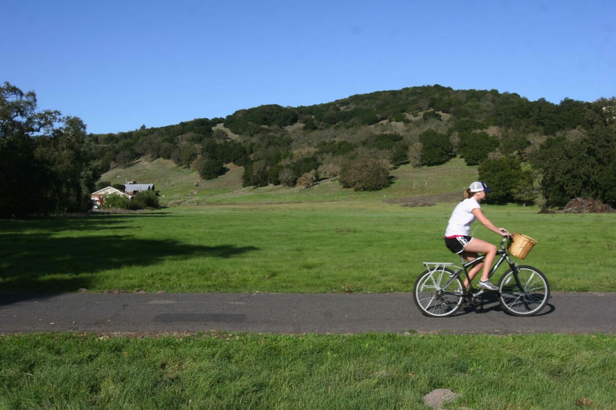 Sonoma Bike Path, Sonoma: The Sonoma Bike Path is a hiking, biking and jogging trail that crosses through the heart of Sonoma just north of Sonoma Plaza. It's popular with locals and visitors, often serving as a welcome relief from the congested streets and sidewalks of downtown Sonoma.(The Press Democrat archives)
