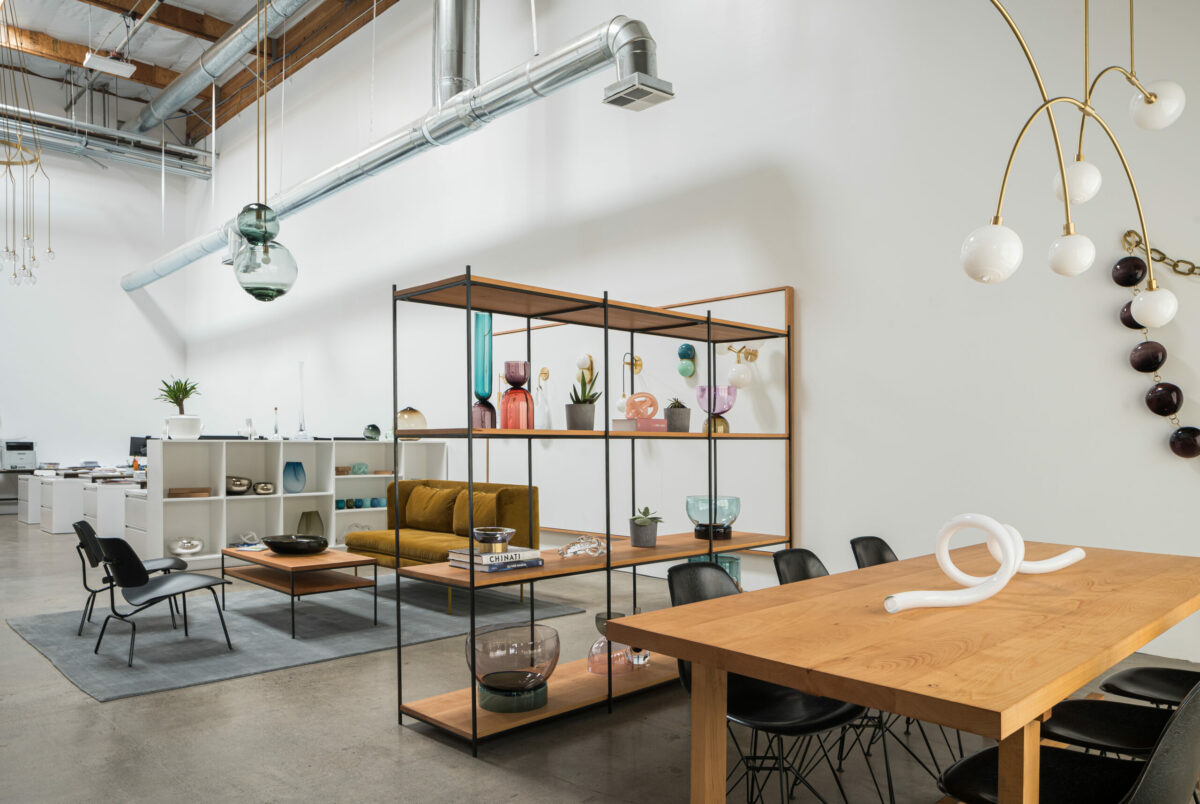 The new trade showroom at SkLO Studio in Healdsburg. (Adam Potts / Courtesy SkLO)