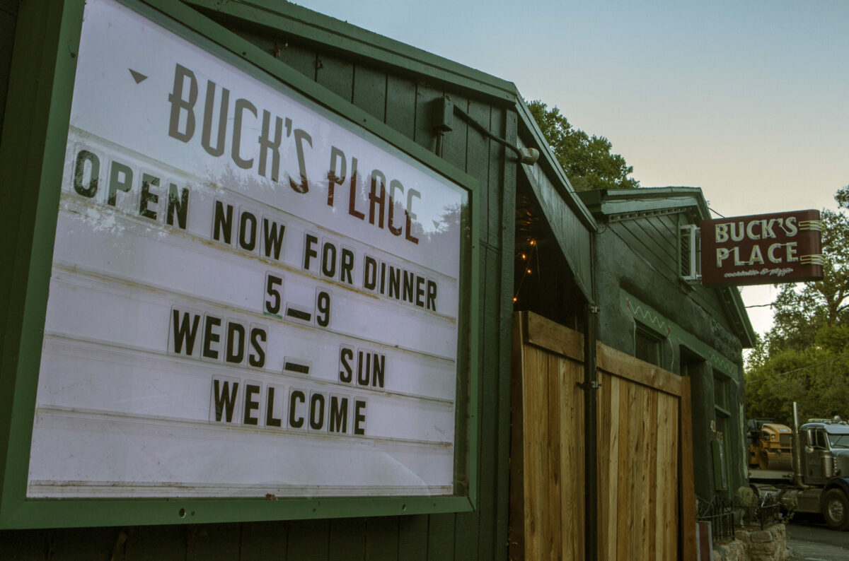 Buck’s Place, on Grove Street, is open for dinner on Wednesday through Sunday. The owners, Erika and Chad Harris, have plans to open for lunch sometime soon and to open for patio dining in the spring. Photo taken on Friday, Nov. 24, 2023. (Robbi Pengelly/Index-Tribune)