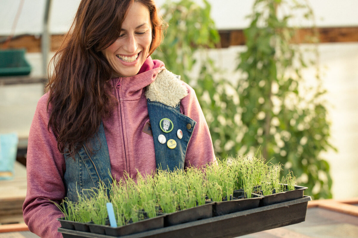 Katina Connaughton at Single Thread Farm in Healdsburg. (Eric Wolfinger)