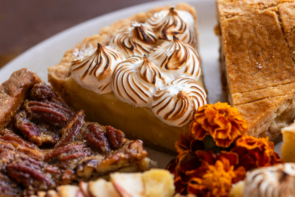 A selection of tarts from Marla SR Bakery and Cafe November 16, 2023. (Photo John Burgess/The Press Democrat)