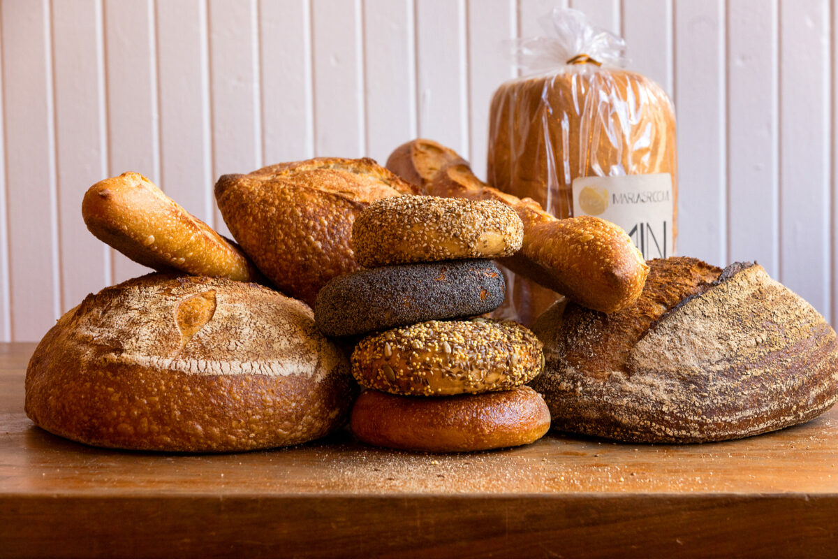 Fresh baked breads from Marla SR Bakery and Cafe November 16, 2023. (John Burgess/The Press Democrat)