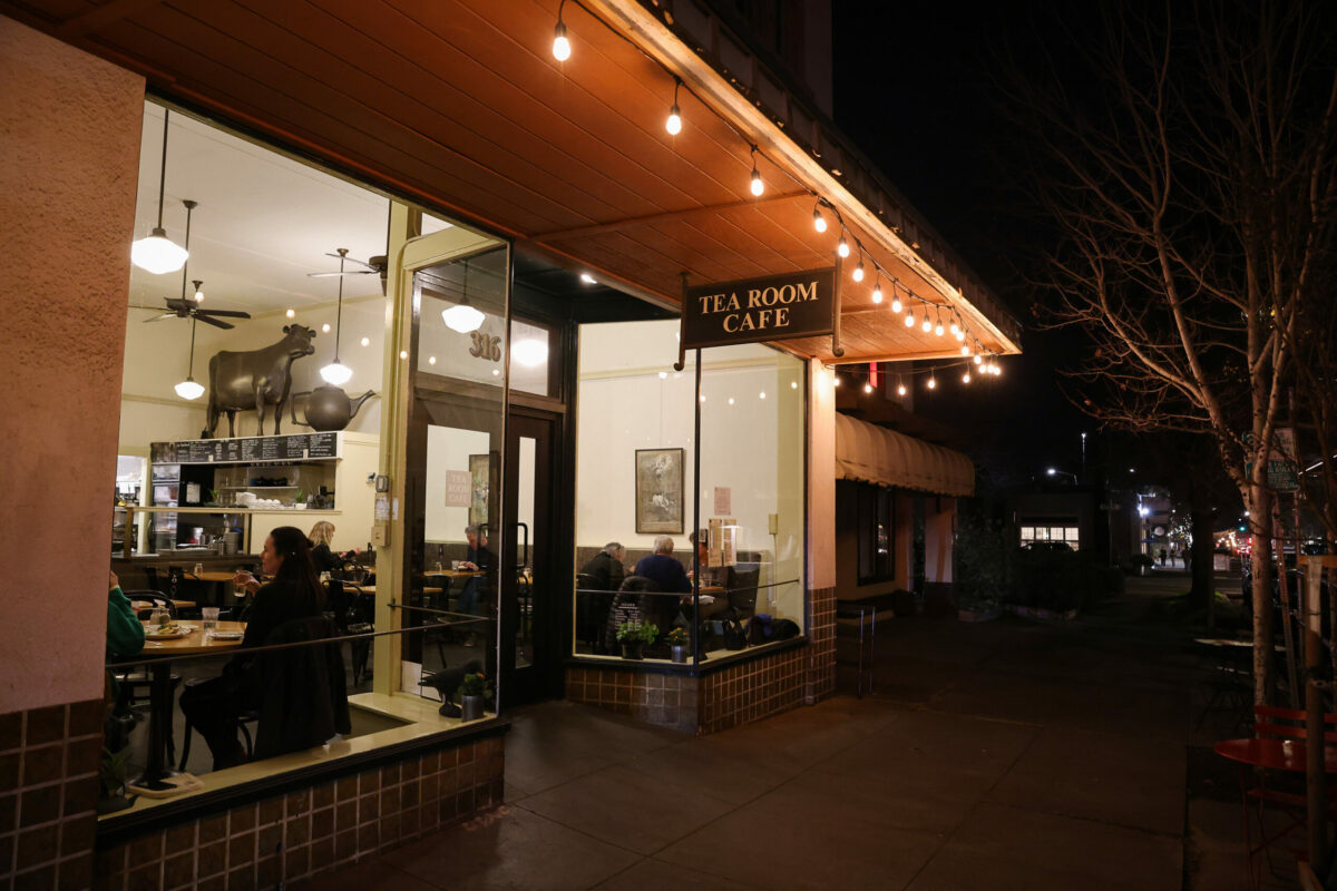 Chef Mark Malicki operates de Havilland at the Tea Room Cafe in Petaluma on Friday, January 12, 2024. (Christopher Chung/The Press Democrat)