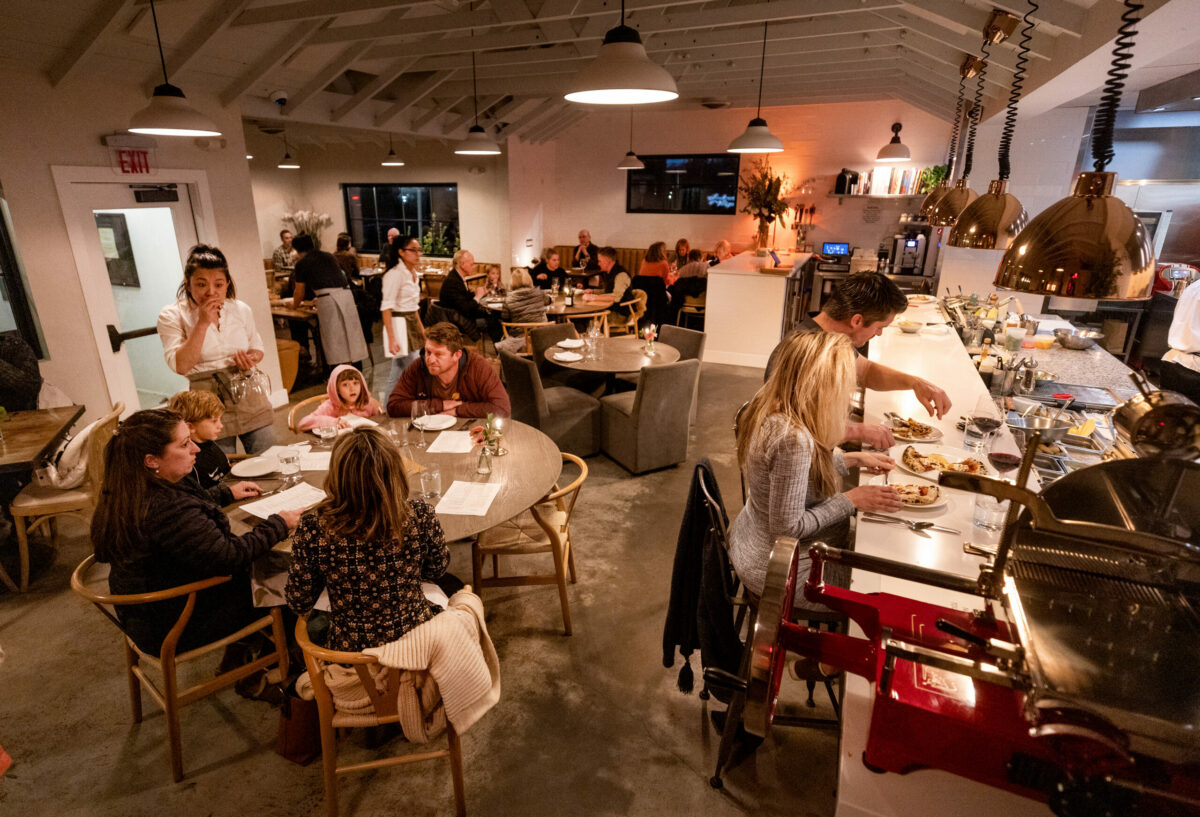 Reservations are a must even on a Thursday night at the Golden Bear Station January 11, 2023 on Hwy 12 in Kenwood. (Photo John Burgess/The Press Democrat)