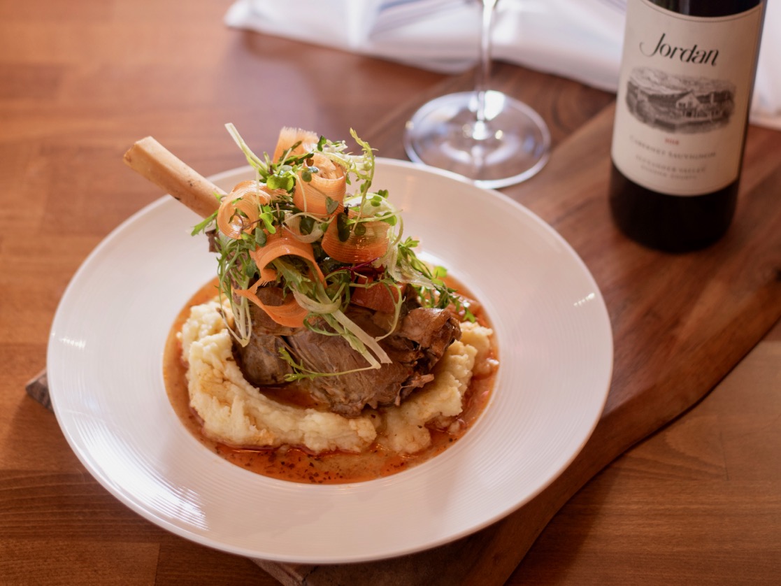 Lamb shank from Mezzeluna restaurant in Cotati. (Mezzeluna)