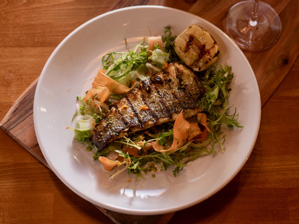 Branzino from Mezzeluna restaurant in Cotati. (Mezzeluna)