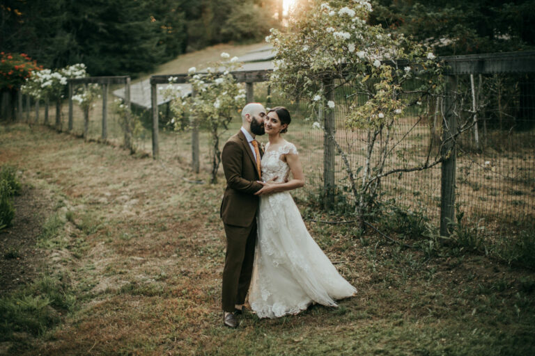 The evergreen wonderland of the Russian River Valley formed a lush backdrop to Kate and Alex Fishman’s July wedding. (Annamae Photo)