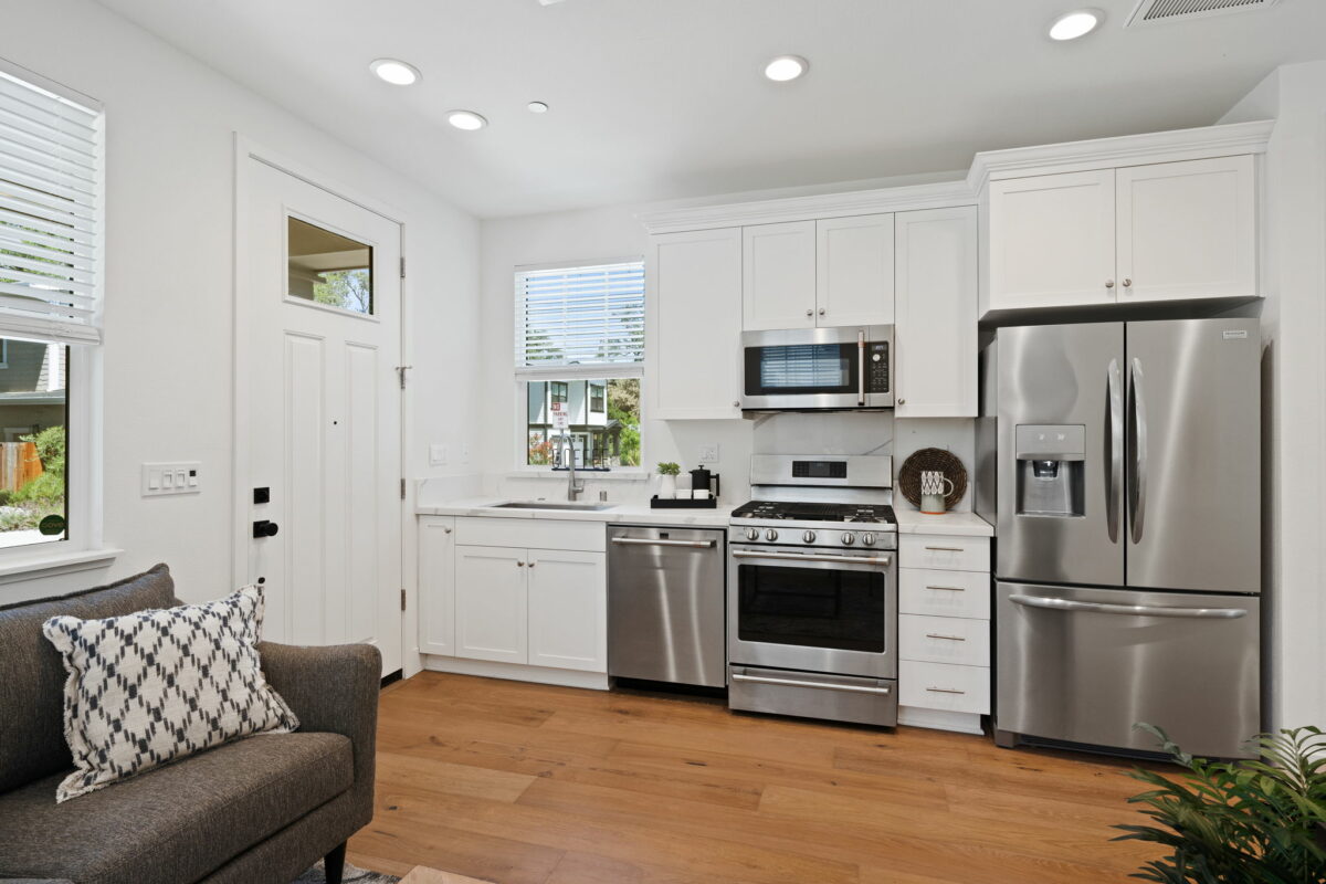 Kitchen in the ADU. (ClearShotCreations)