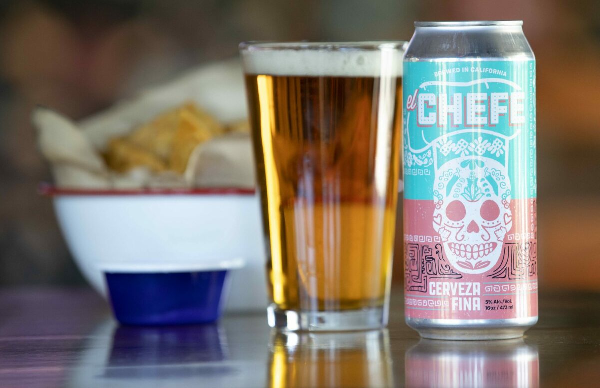 El Chefe beer brewed exclusively for La Calenda, a Thomas Keller Restaurant Group project in Yountville. (John Burgess/The Press Democrat)
