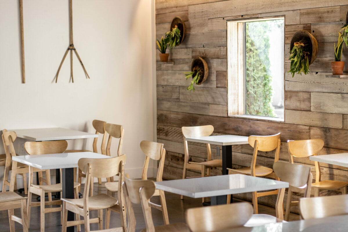 At Folktable restaurant in Sonoma. (Erika Cole)