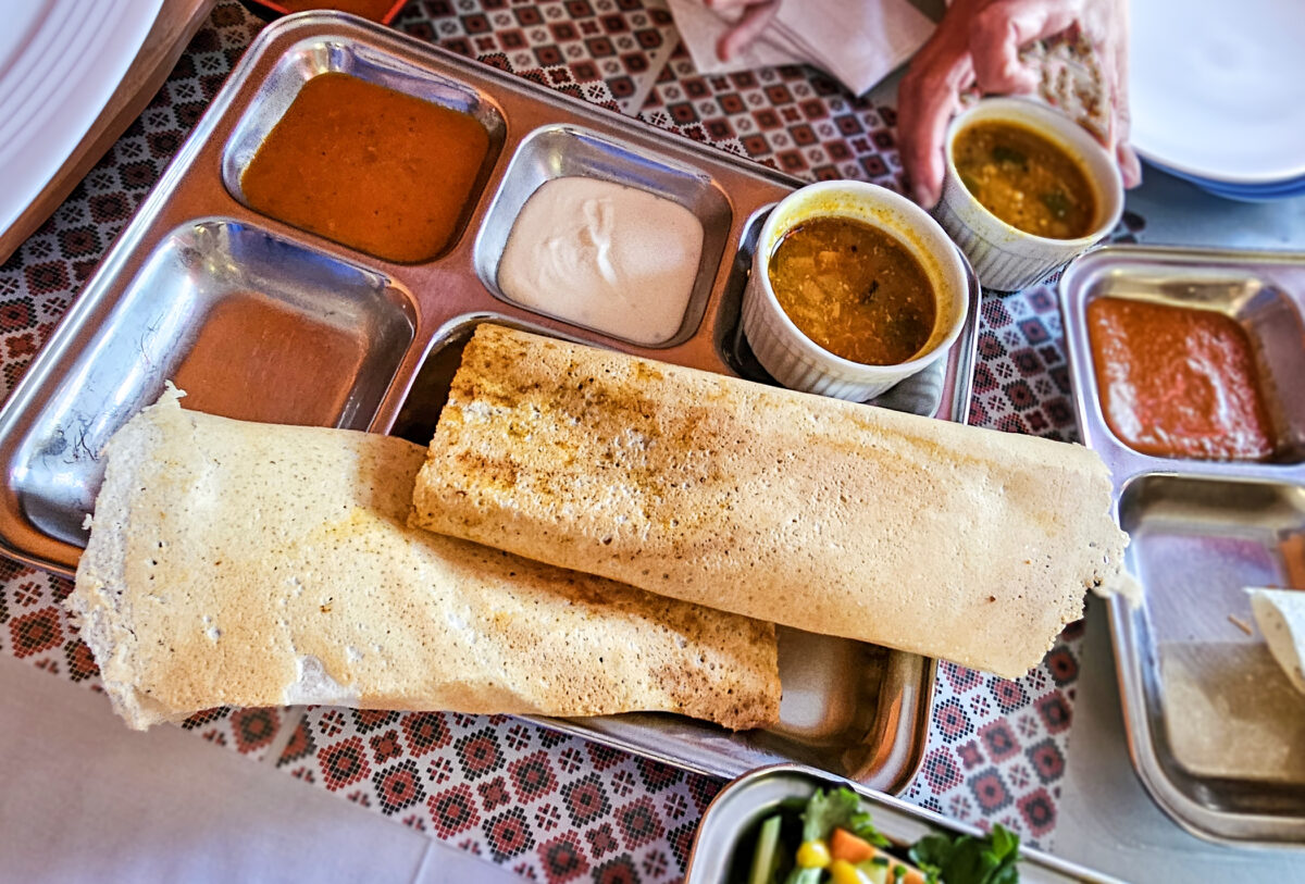 Dosa at Himalayan Grill and Dosa in Petaluma. (Heather Irwin/The Press Democrat)