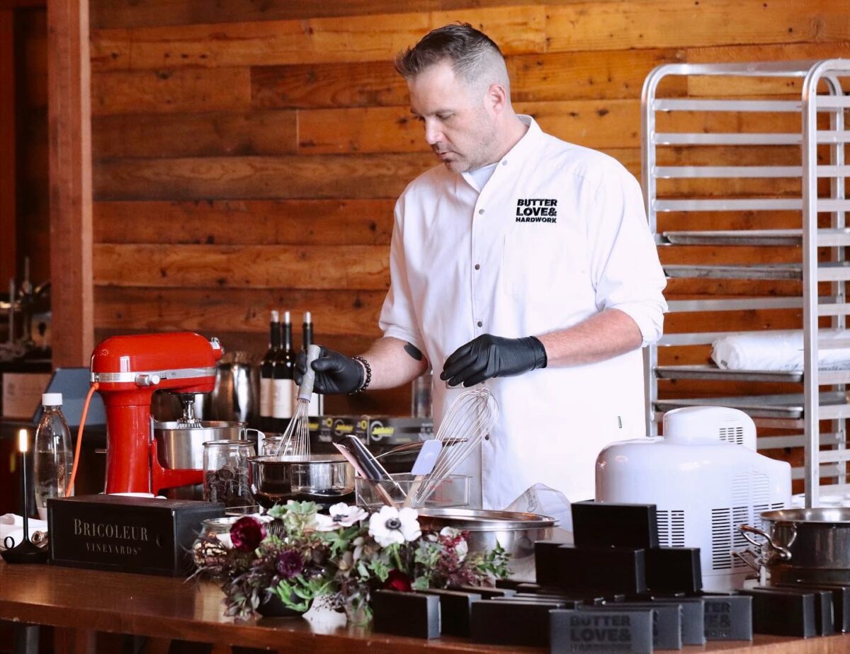 Chris Ford, who previously worked with Thomas Keller at Bouchon in Yountville, is a frequent guest chef at Bricoleur Vineyards in Windsor. Next month, he’ll lead a hands-on chocolate-making class that promises to reveal the decadent secrets of ganache. (Bricoleur Vineyards)