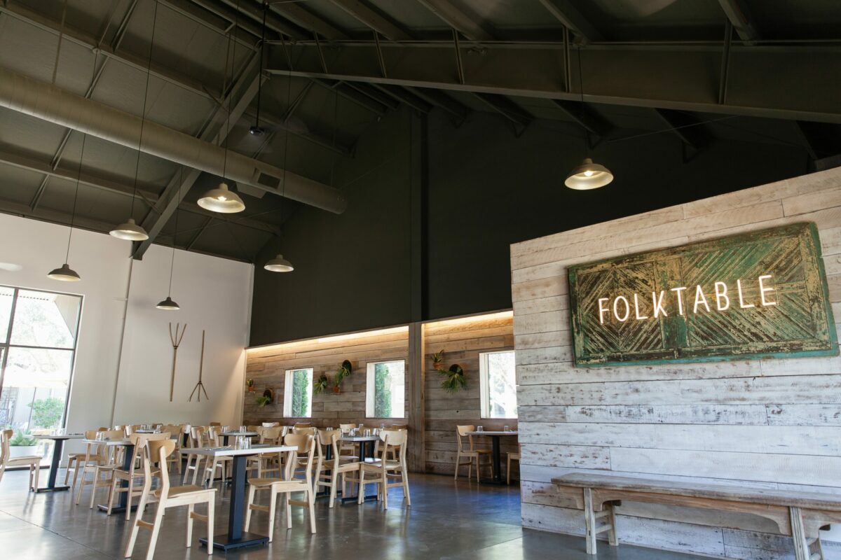 At Folktable restaurant in Sonoma. (Erika Cole)