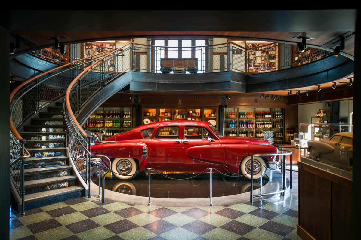 Inside Francis Ford Coppola Winery in Geyserville, which includes a museum of memorabilia from his iconic films. (Sonoma County Tourism)