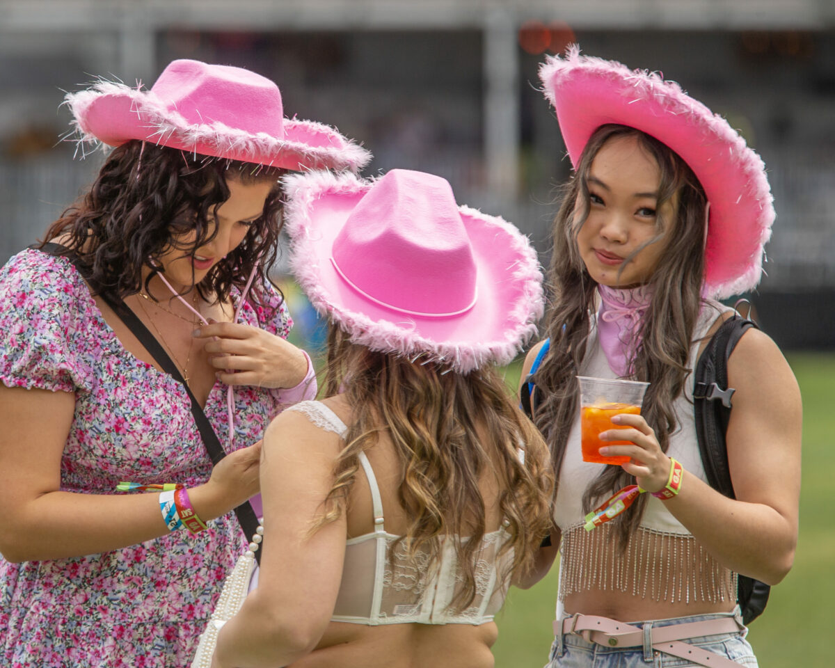 BottleRock guests enjoy the sunshine and music of Paris Jackson on the JaM Cellars Stage at the 10th annual BottleRock Napa Valley, Saturday, May 27, 2023. (Chad Surmick / The Press Democrat)