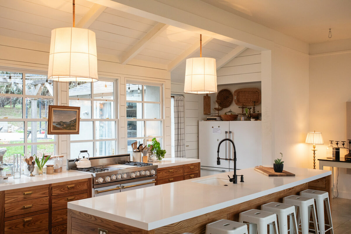 Schoolhouse home transformation in Sonoma County.