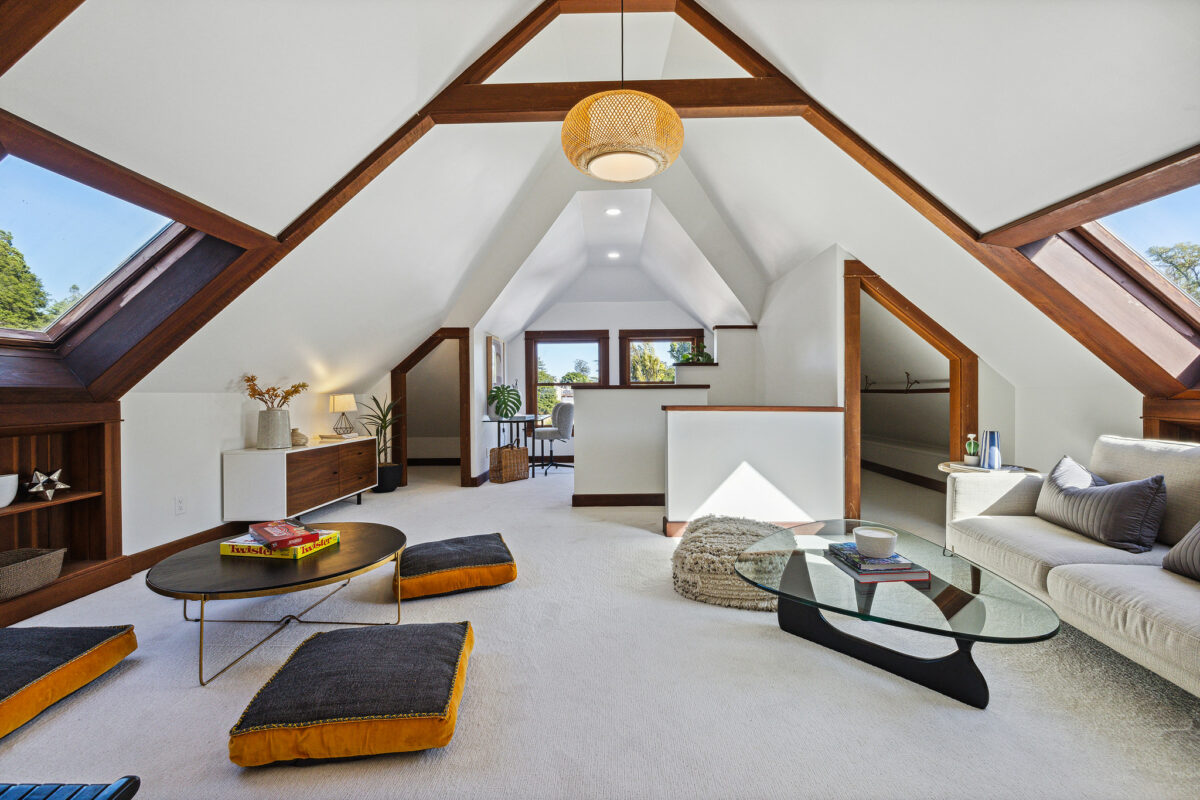 The top floor has been finished in a modern style. (Open Homes Photography)