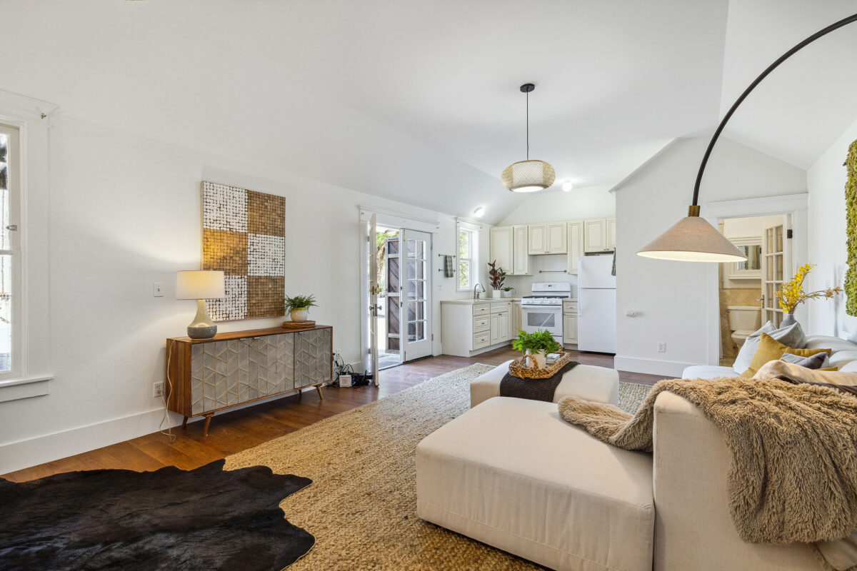 The interior of the property's barn cottage. (Open Homes Photography)