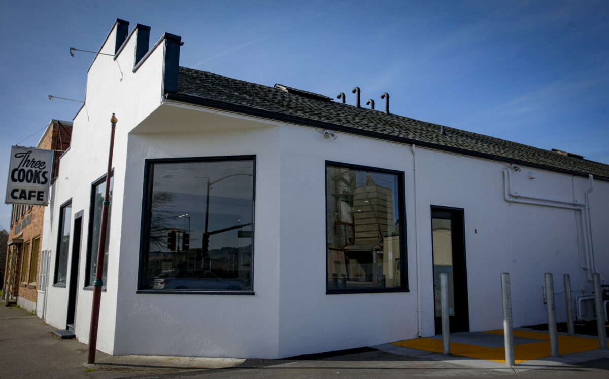 The former Wishbone in Petaluma has gone through a transformation to become Brigitte Bistro. Photographed on Wednesday, March 13, 2024. (CRISSY PASCUAL/ARGUS-COURIER STAFF)