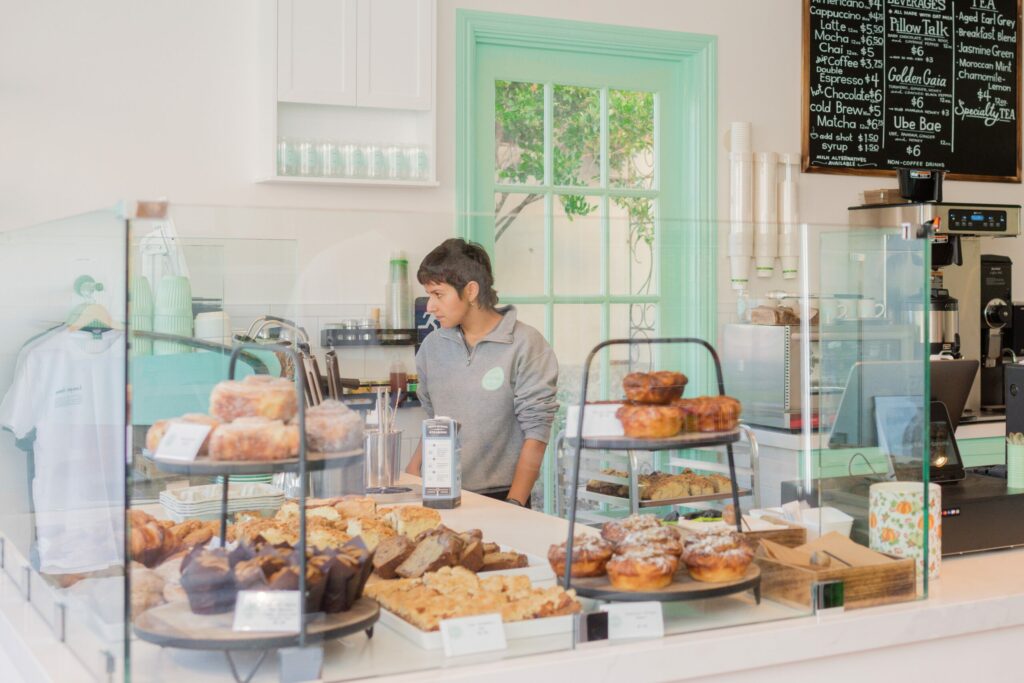 Cheerful spring vibes at downtown Sonoma's Monday Bakery. (Courtesy of Monday Bakery)