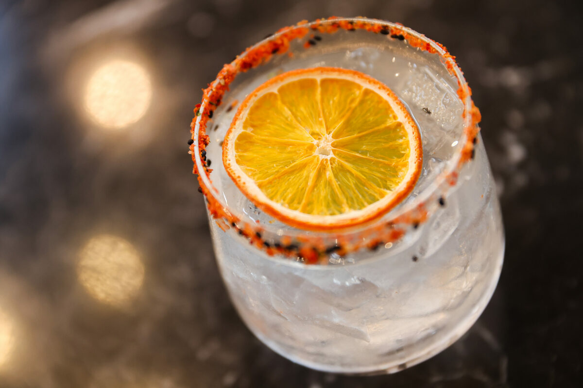 East Meets Southwest cocktail made by Jake Rand at Sushi Kosho in Sebastopol on Thursday, February 29, 2024. (Christopher Chung/The Press Democrat)