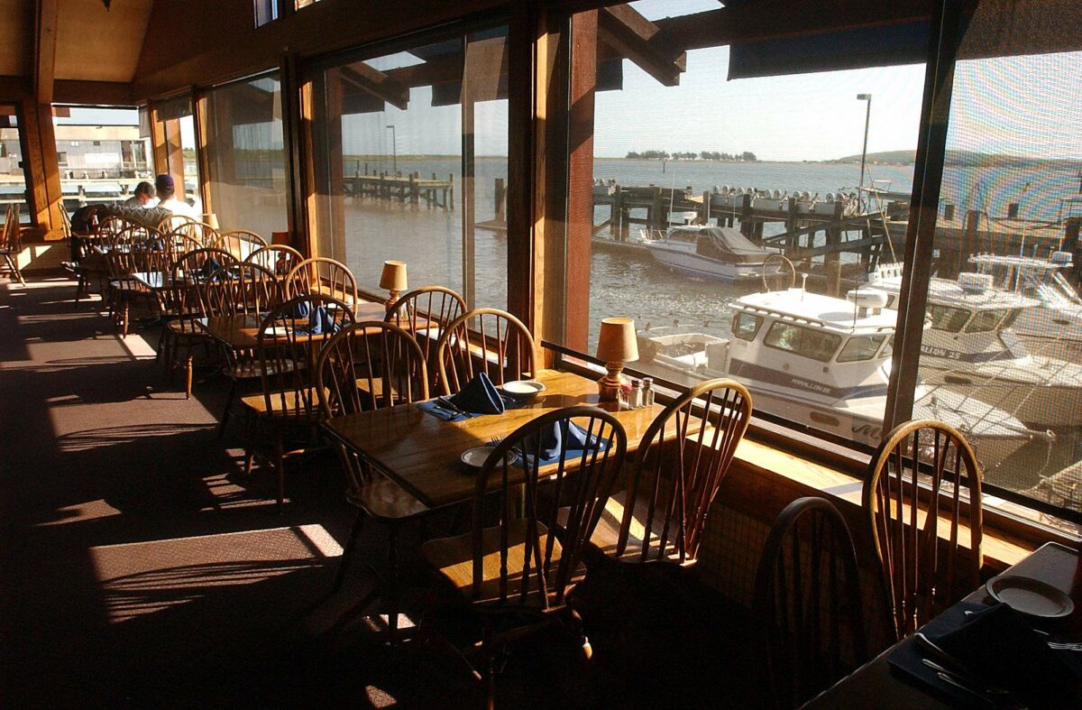 Inside Lucas Wharf Restaurant & Bar in Bodega Bay. (The Press Democrat file)