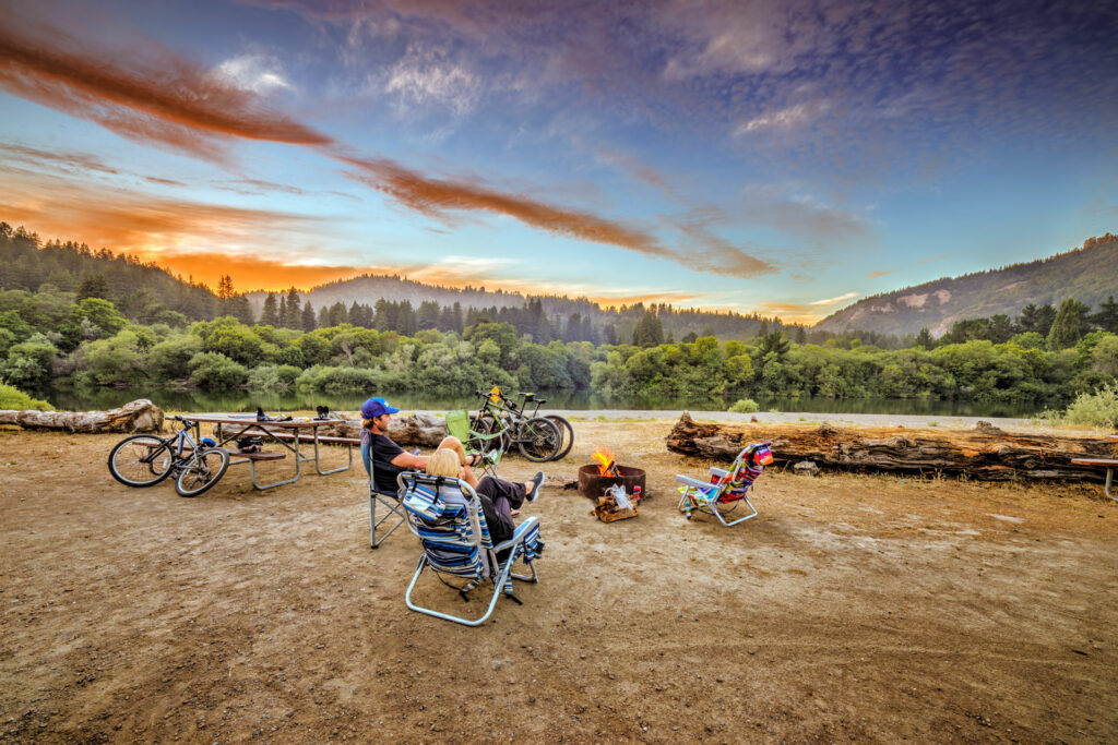 The Casini Ranch Family Campground in Duncans Mills
