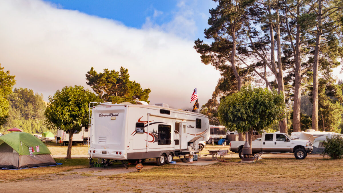 The Casini Ranch Family Campground in Duncans Mills