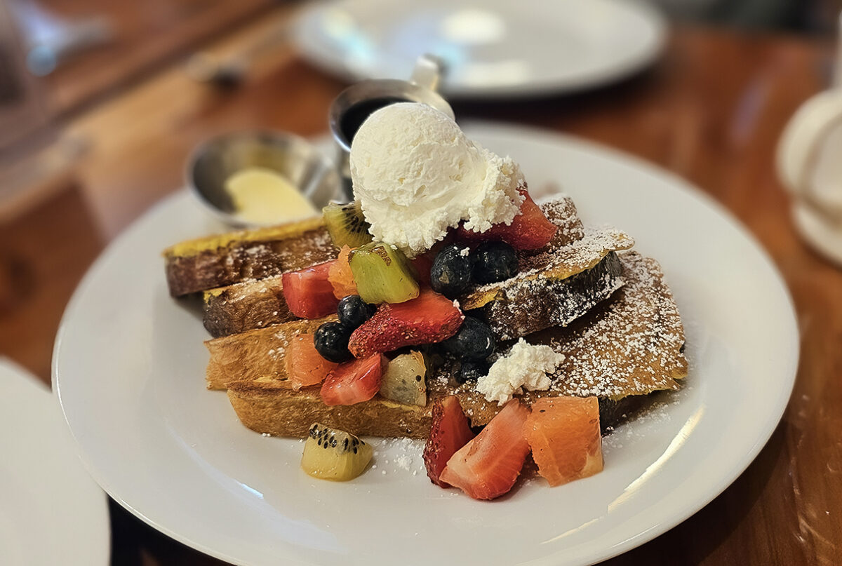 French toast on the Early Bird menu at Americana in Sebastopol. (Heather Irwin/The Press Democrat)