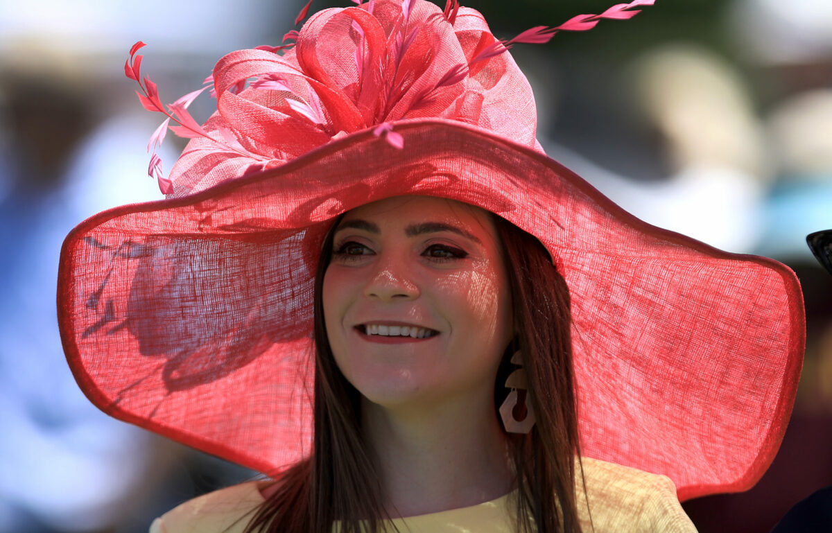 Katie Olsen of Healdsburg attends the Kentucky Derby party at Kendall-Jackson Wine Estate and Gardens in Santa Rosa on Saturday, May 7, 2022. (Kent Porter/The Press Democrat)