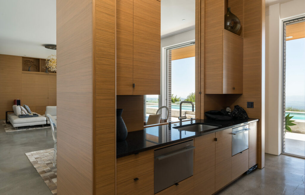 Kitchen and living room room area. (Adam Potts)