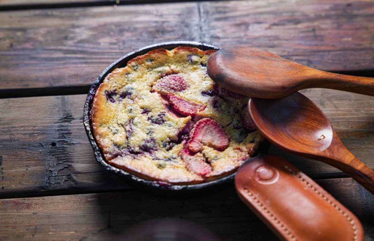 Berry Clafoutis from Gentleman Farmer Bungalow in downtown Napa. (Jak Wonderly)