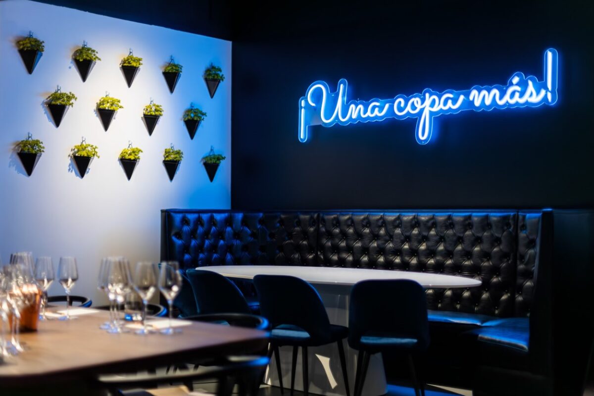 The MaCo Vineyards tasting room in downtown Napa. (Alvaro Camacho)