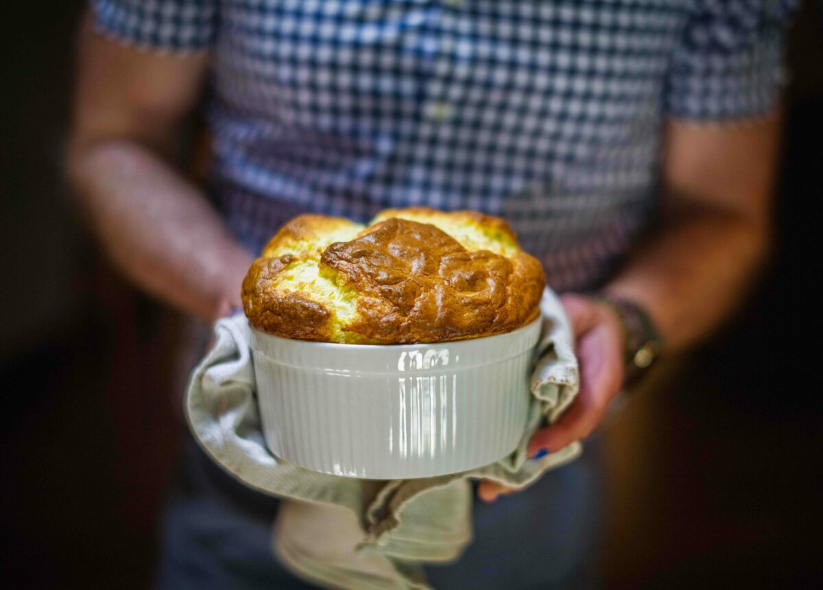 Soufflé from Gentleman Farmer Bungalow in downtown Napa. (Jak Wonderly)