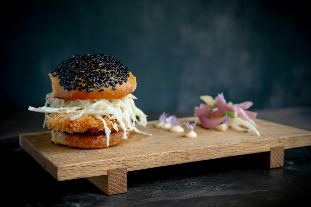 Spicy fried chicken slider from Theorem Vineyards in Calistoga. (Briana Marie Photography)