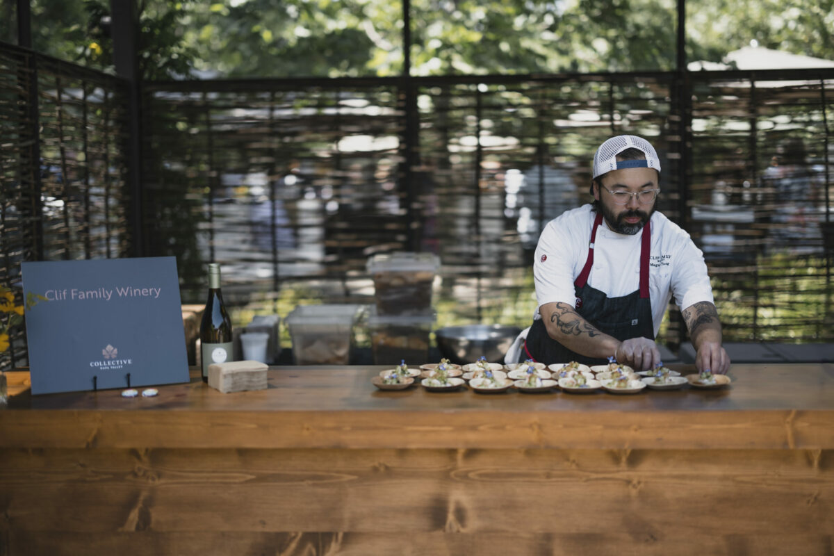 At the 2023 Napa Valley Barrel Auction. This year's auction takes place May 31 at Hall Wines in St. Helena. (Steven Chester Cooley)