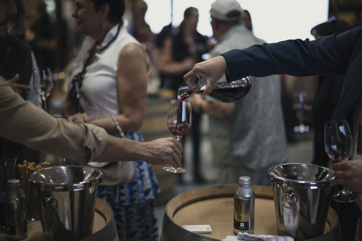 At the 2023 Napa Valley Barrel Auction. This year's auction takes place May 31 at Hall Wines in St. Helena. (Steven Chester Cooley)