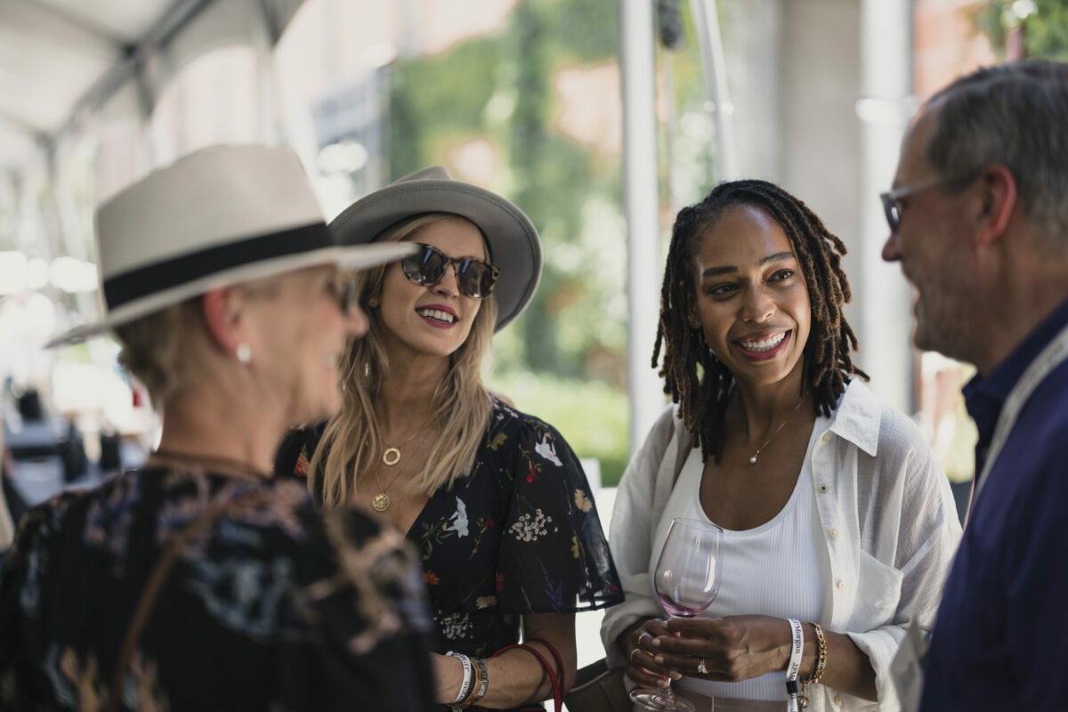 At the 2023 Napa Valley Barrel Auction. This year's auction takes place May 31 at Hall Wines in St. Helena. (Steven Chester Cooley)