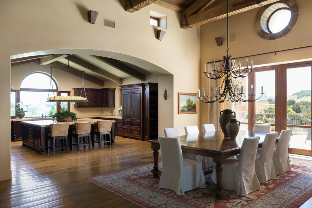 Kitchen and dining area. (Peter Lyons)