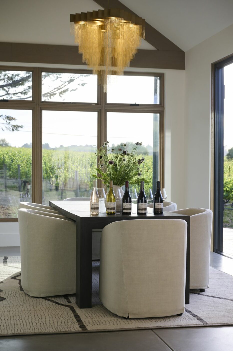 Inside the Kanzler tasting room in Sebastopol