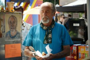 Ralph Morgenbesser of Ralph's Courthouse Classics has been selling hotdogs at Old Courthouse Square for 24 years and was selling them during the 123rd annual Luther Burbank Rose Parade & Festival held Saturday in downtown Santa Rosa. May 20, 2017.(Photo: Erik Castro/for The Press Democrat)