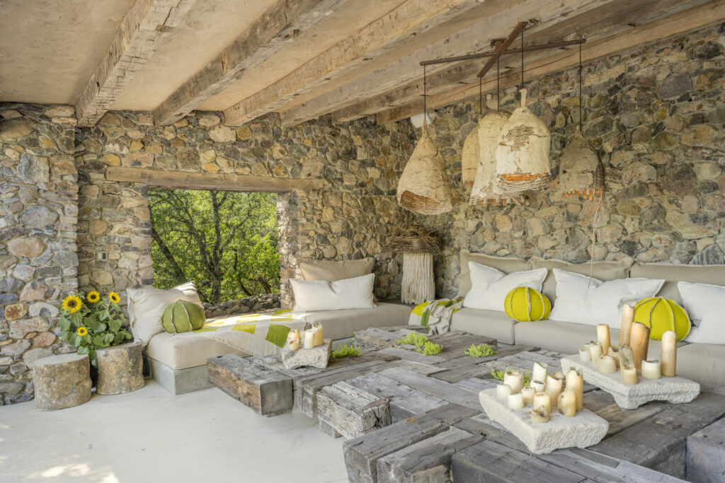 Stone pavilion. (CS Photography / Sotheby’s International Realty)