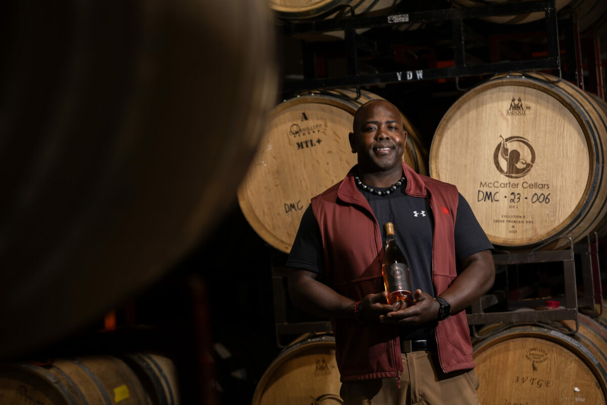 Winemaker Dennis McCarter is a Sonoma County native who started as a home winemaker and now produces his own label, McCarter Cellars, Tuesday April 2, 2024. (Chad Surmick / The Press Democrat)