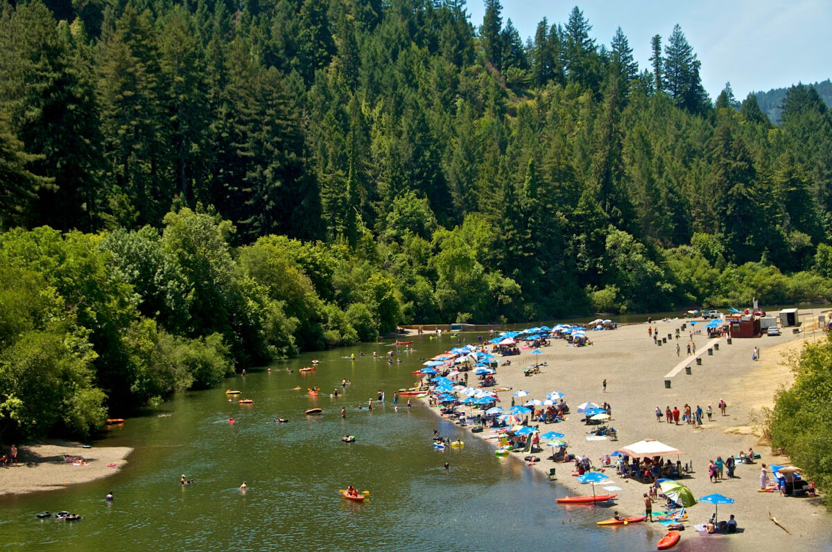 Johnson's Beach in Guerneville