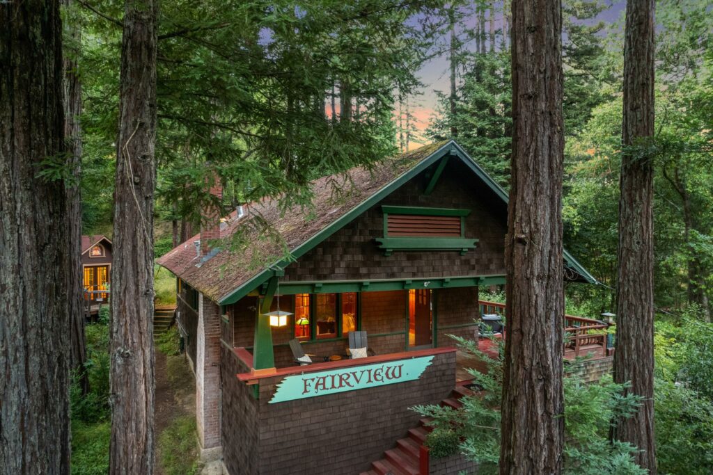 A Russian River area two-bedroom, one-bathroom Craftsman home is currently listed for sale. The circa-1905 dwelling is listed for $750,000.(Open Homes Photography)