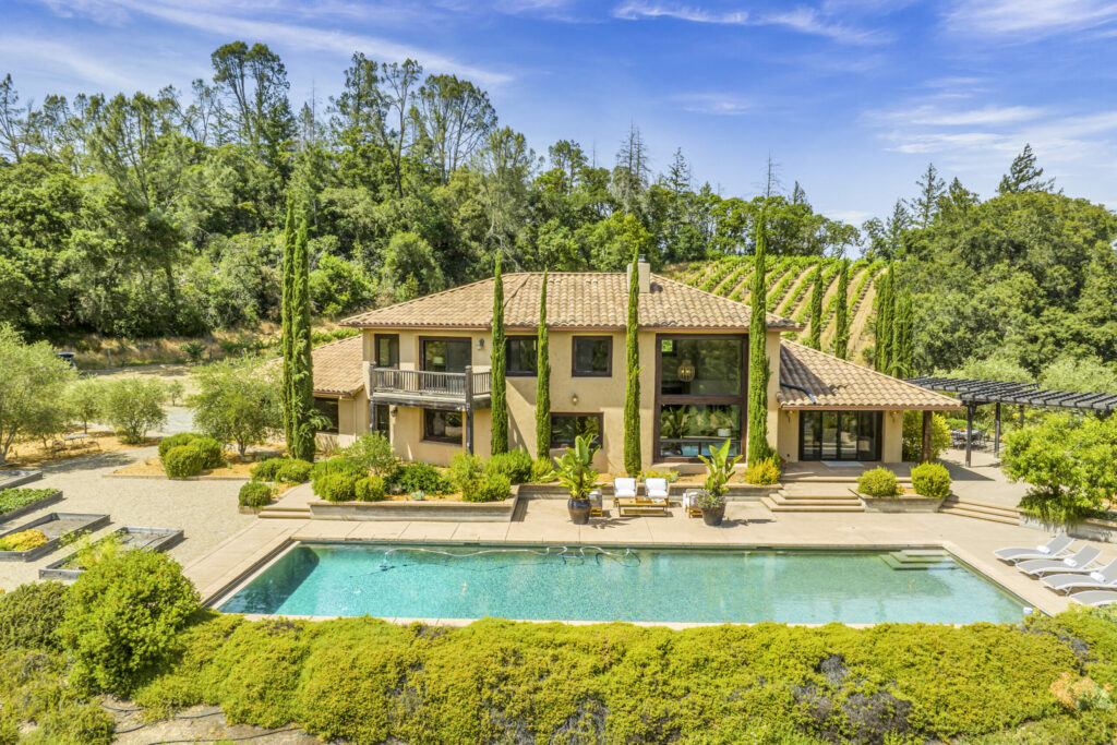The home, pool and grounds. (California Property Photos)